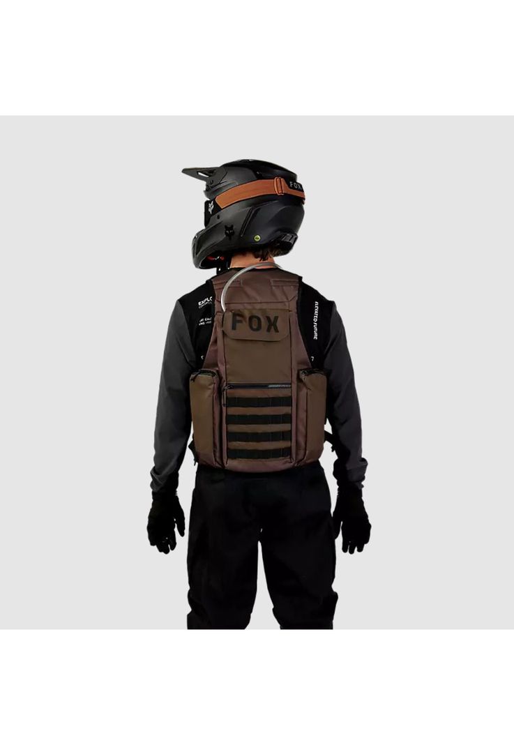Chaqueta Chaleco Moto Legion Tac Cafe Fox-2