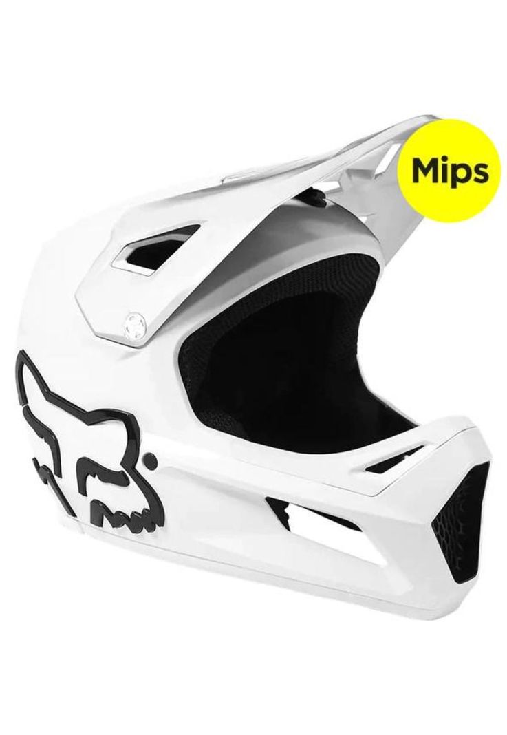 Casco Bicicleta Rampage Blanco Fox-0