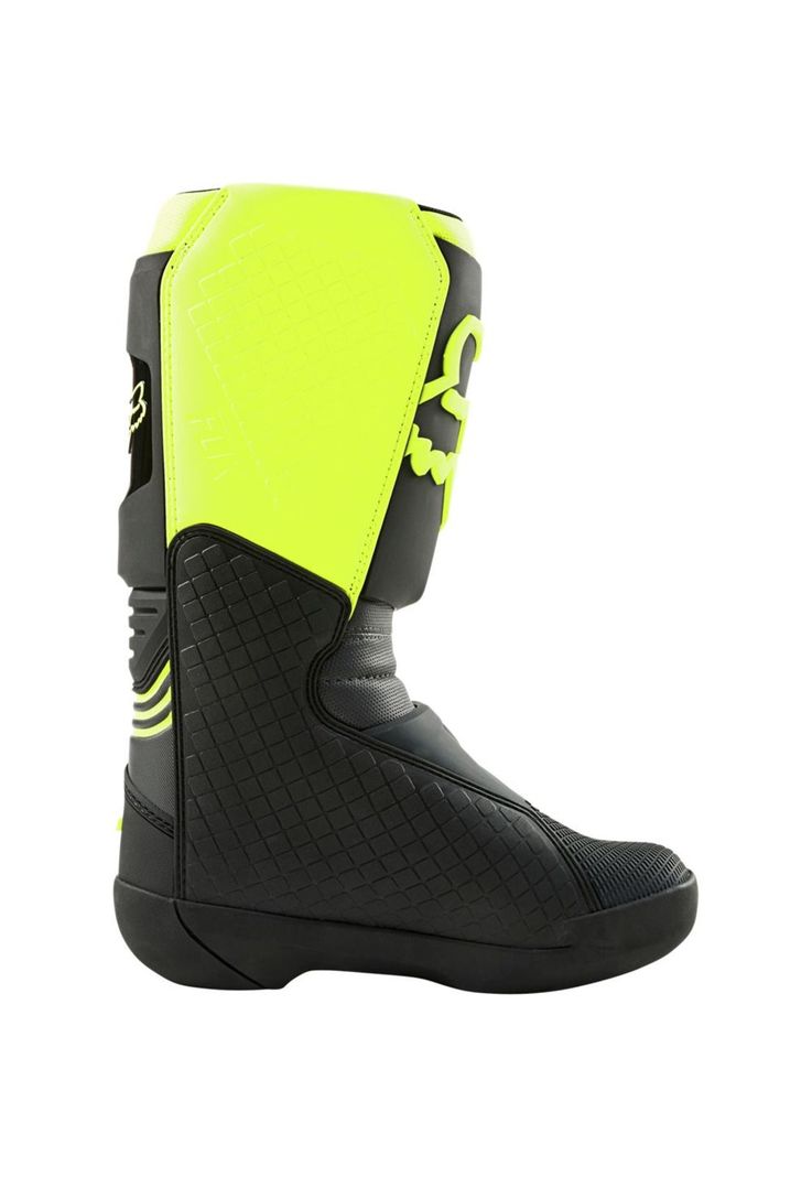 Botas Moto Comp Negro/Amarillo Fox-2