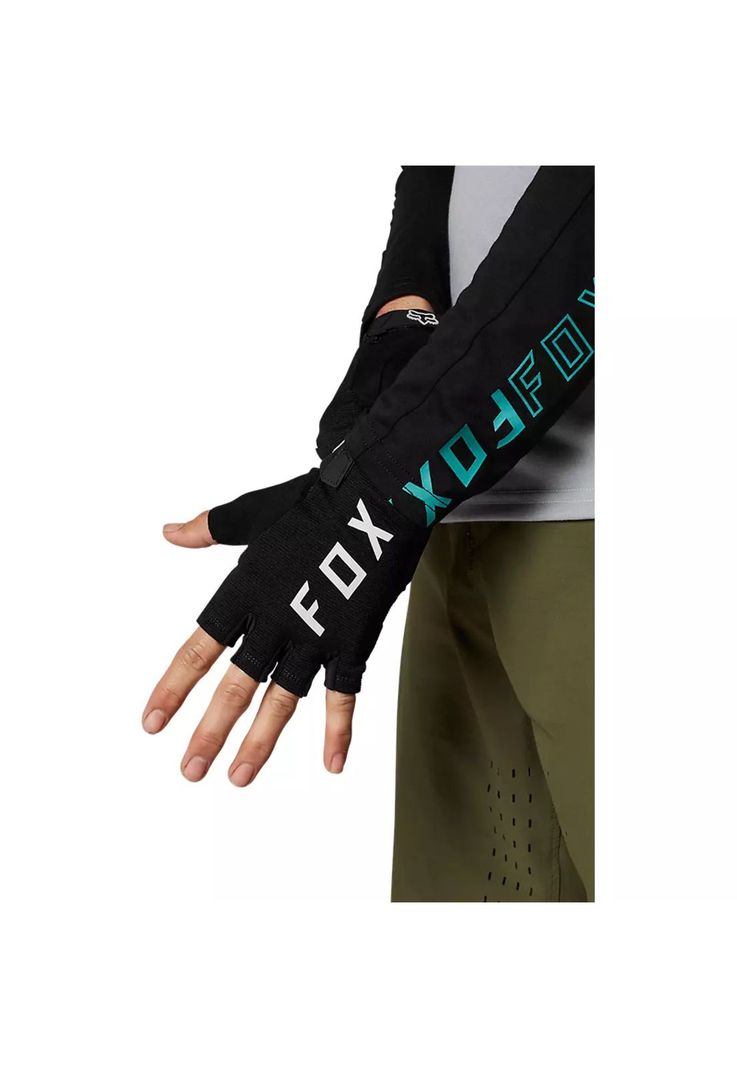 Guantes Bicicleta Ranger Gel Half Finger Negro Fox-0