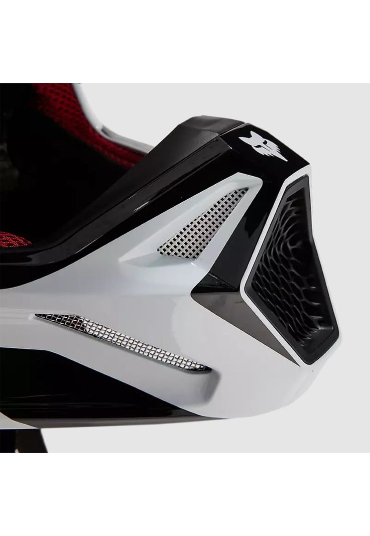Casco Moto V1 Flora Blanco/Negro Fox-7