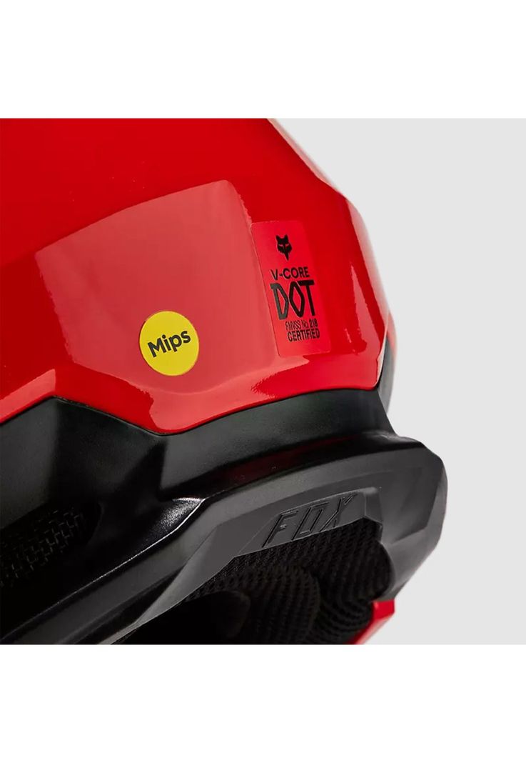 Casco Moto V Core Rojo Fox-8