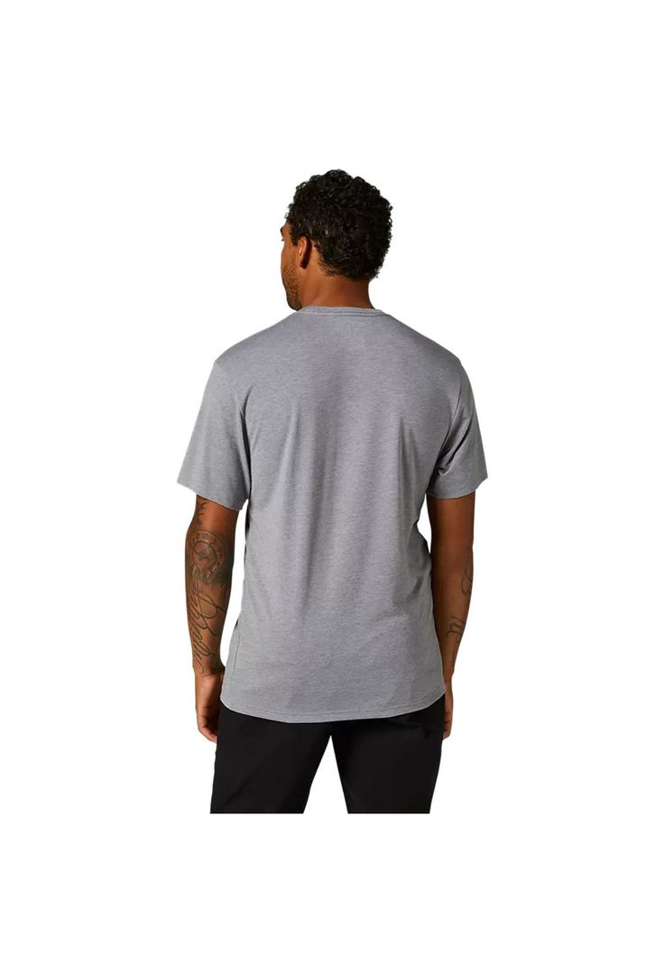 Polera Lifestyle Pinnacle Gris/Naranjo Fox-1