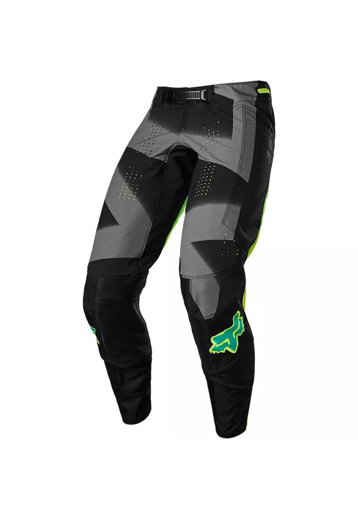 Pantalon Moto 360 RKANE Negro/Amarillo Fox-1