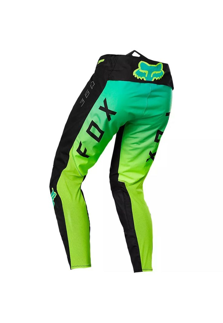 Pantalon Moto 360 RKANE Negro/Amarillo Fox-2