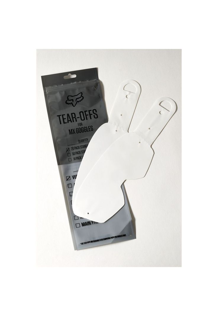 Repuesto Antiparra Tear Off Air Space/Main Transparente 2020/2021 Fox Diseno 2