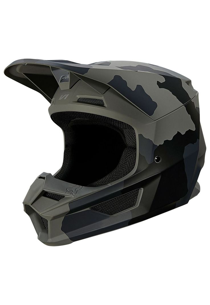 Casco Moto Niño V1 Trev Camo Fox-1