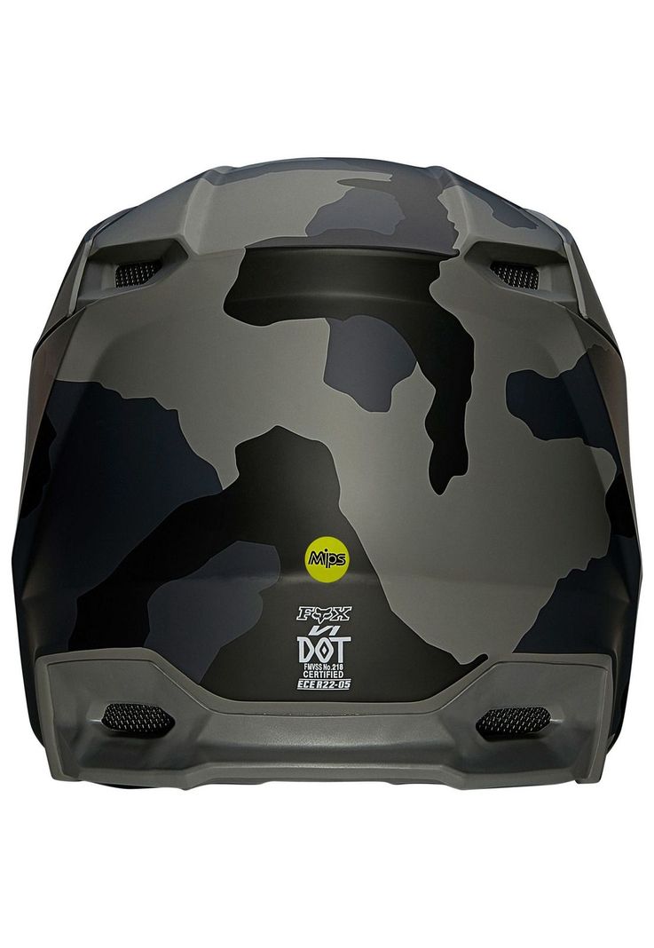 Casco Moto Niño V1 Trev Camo Fox-3