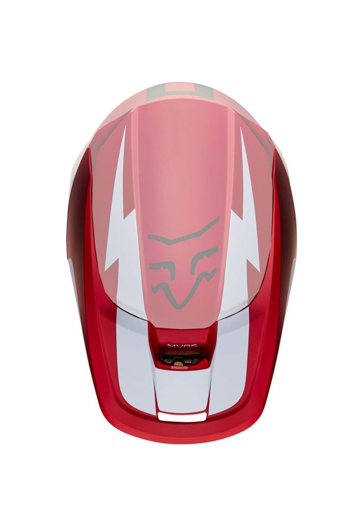 Visera Moto V1 Werd Flm Rojo Fox-0