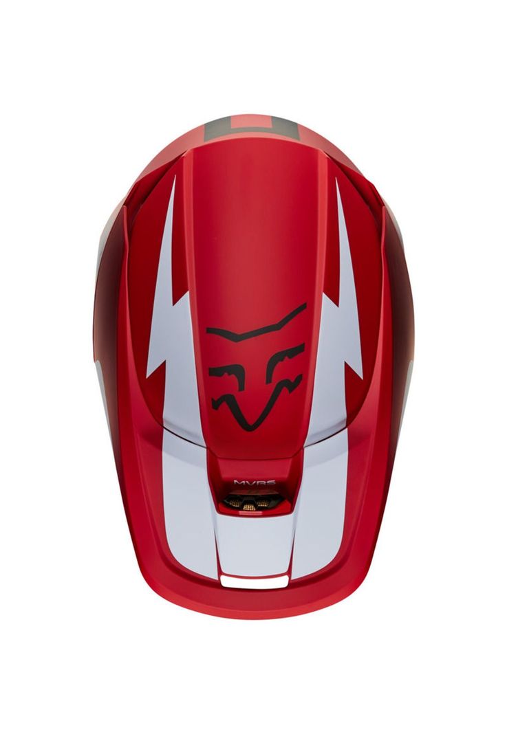 Visera Moto V1 Werd Flm Rojo Fox-1