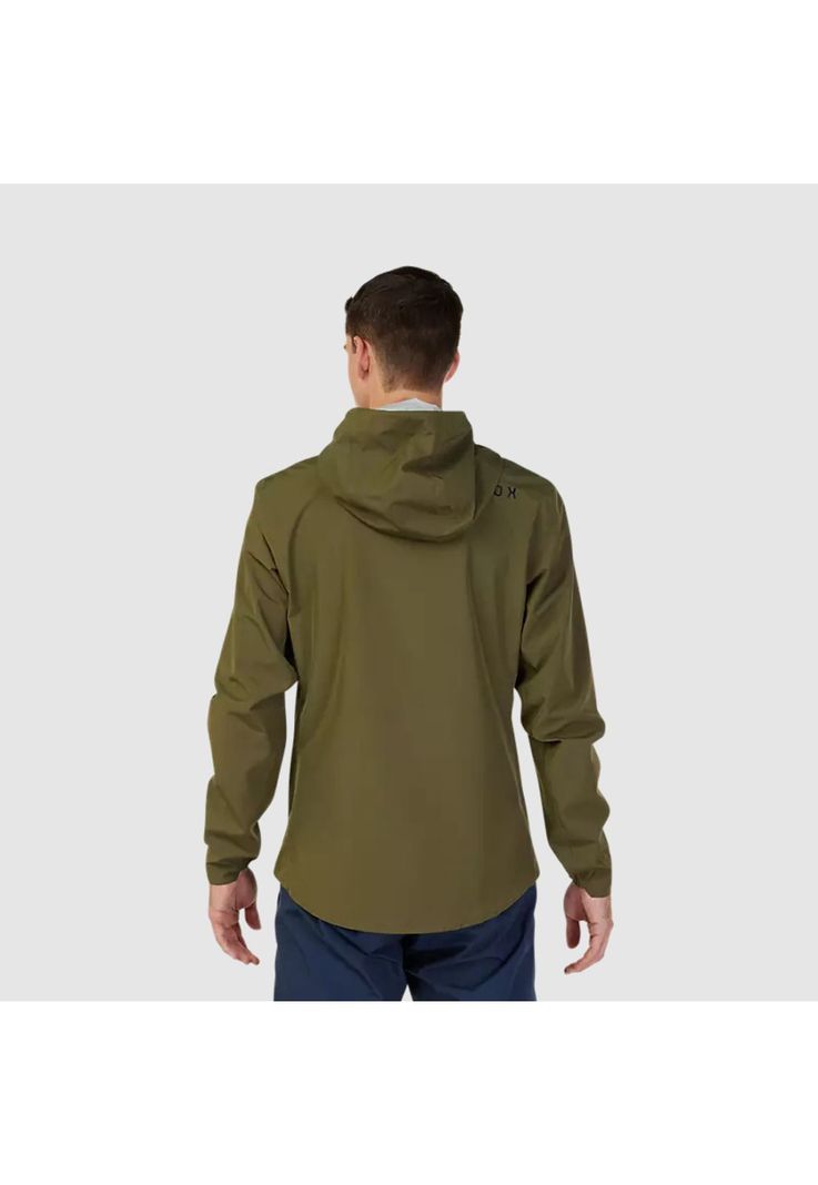 Chaqueta Bicicleta Impermeable Ranger Verde Oliva Fox-2