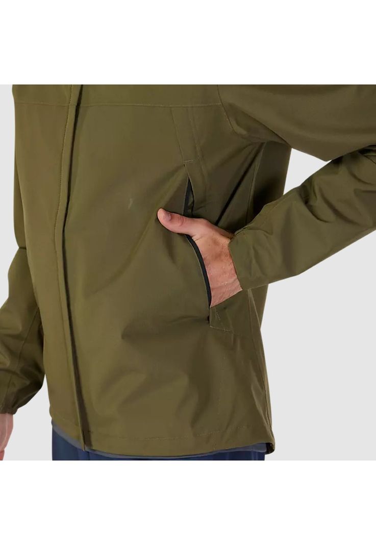Chaqueta Bicicleta Impermeable Ranger Verde Oliva Fox-4
