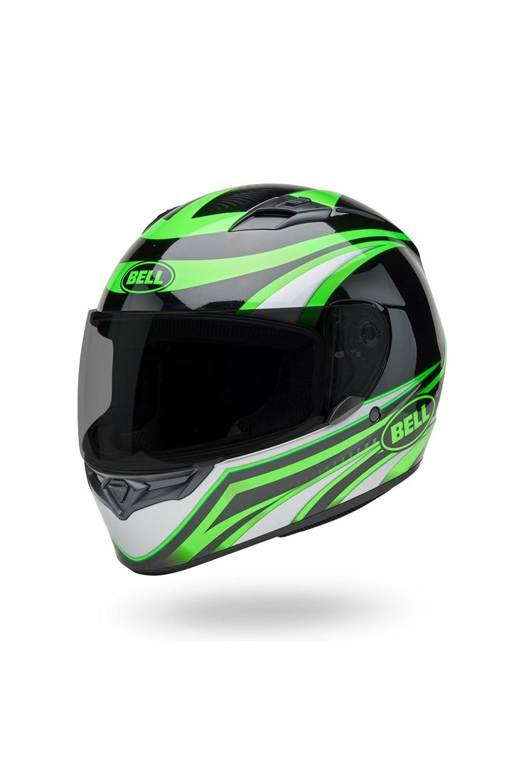Casco Moto Calle Qualifier Verde Bell-0