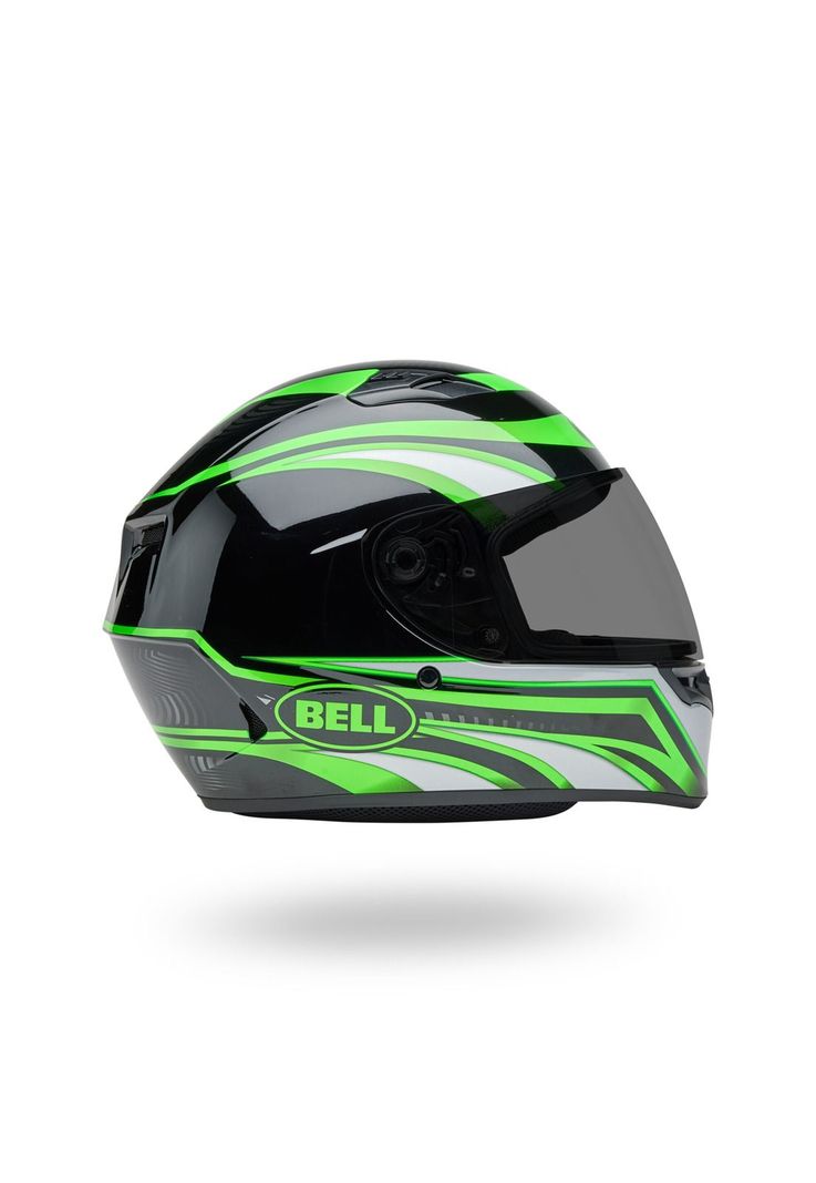 Casco Moto Calle Qualifier Verde Bell-1