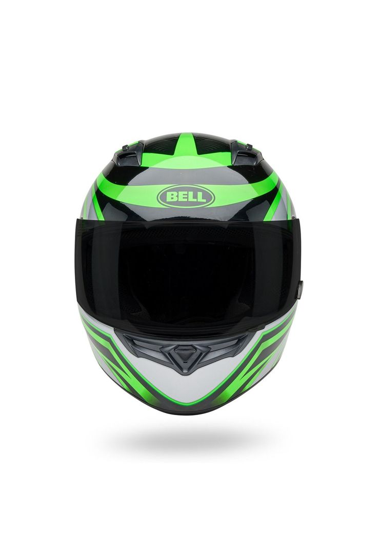 Casco Moto Calle Qualifier Verde Bell-3