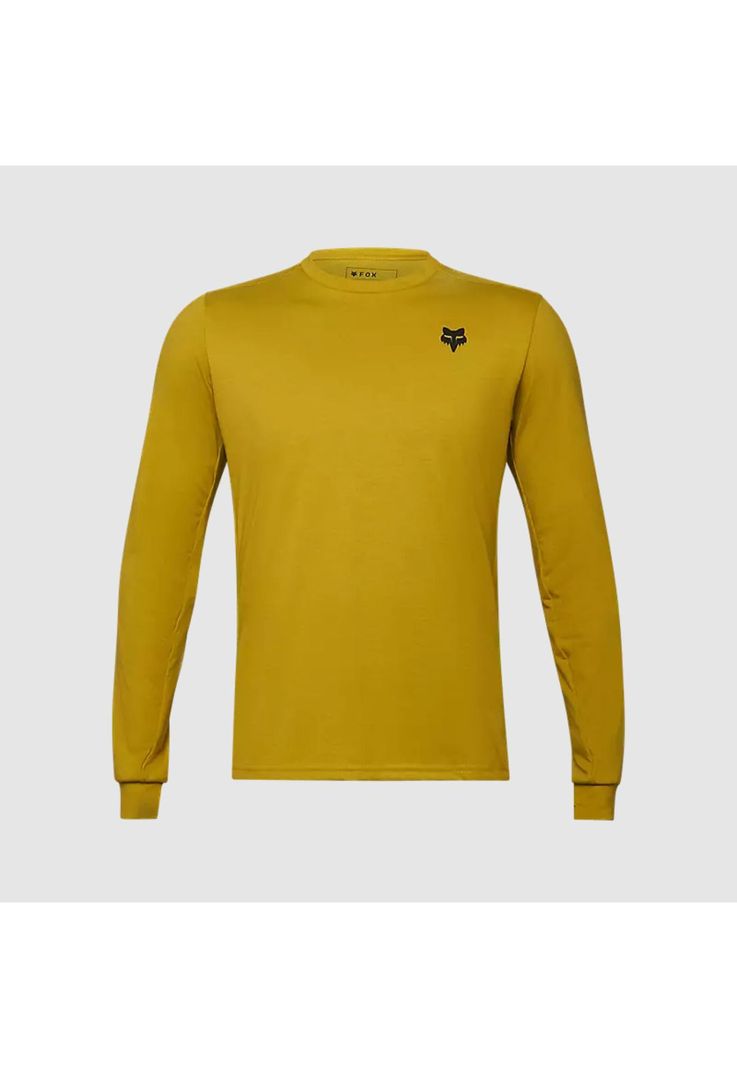 Polera Bicicleta Ranger drirelease® Manga Larga Amarillo Fox-0