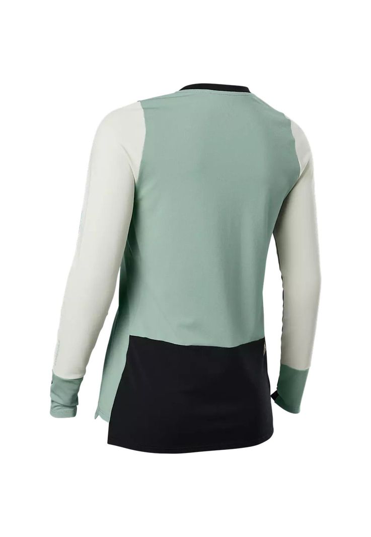 Polera Bicicleta Mujer Defend Pro Manga Larga Gris Fox-1
