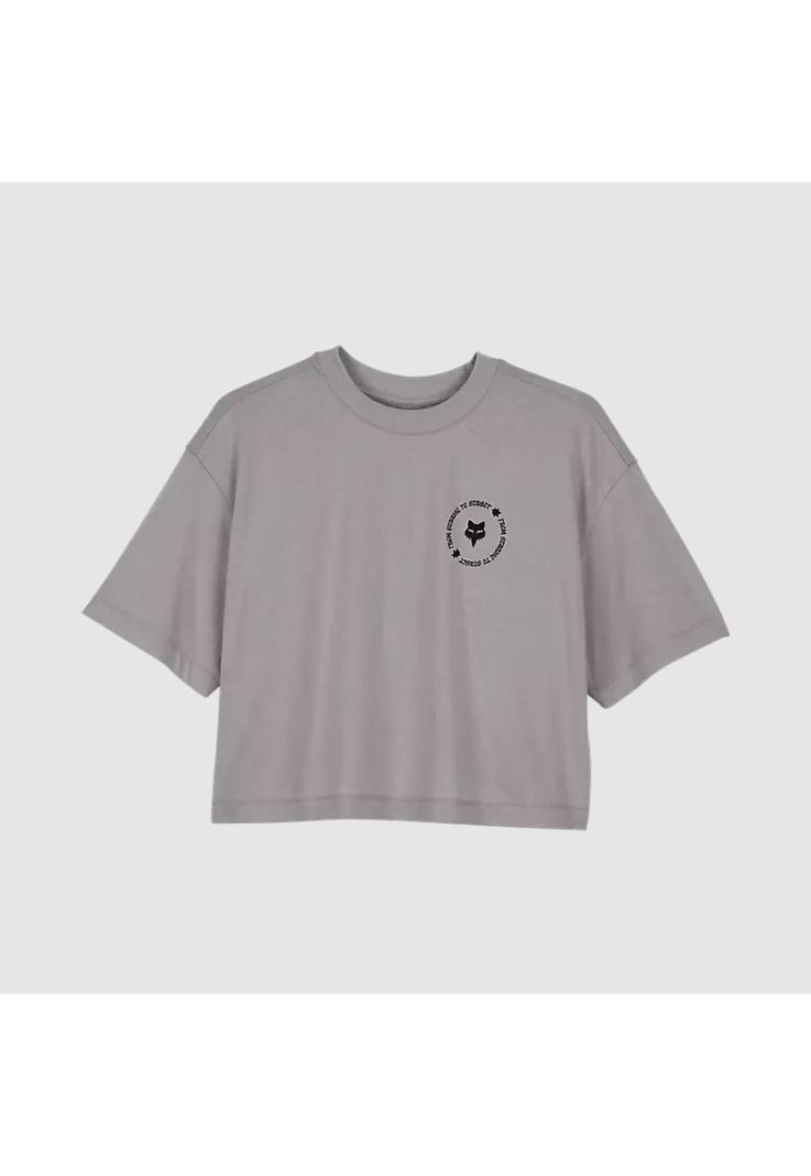 Polera Lifestyle Mujer Byrd Crop Gris Fox-0