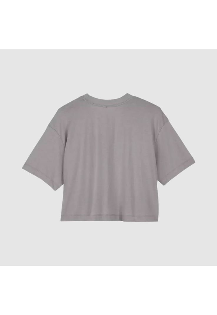 Polera Lifestyle Mujer Byrd Crop Gris Fox-1