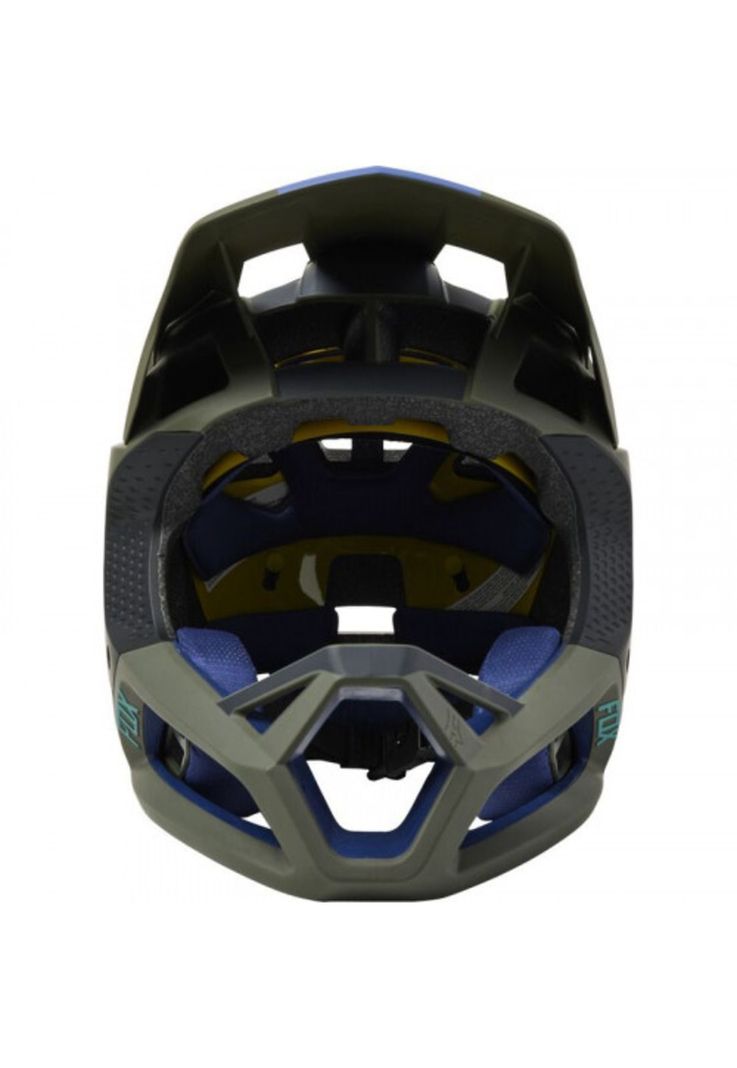 Casco Bicicleta Proframe Blocked Verde Fox-3