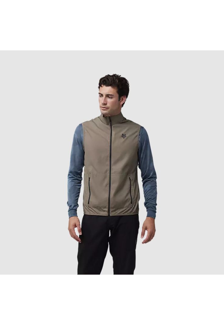 Chaqueta Cortavientos Bicicleta Ranger Sin Mangas Cafe Fox-2