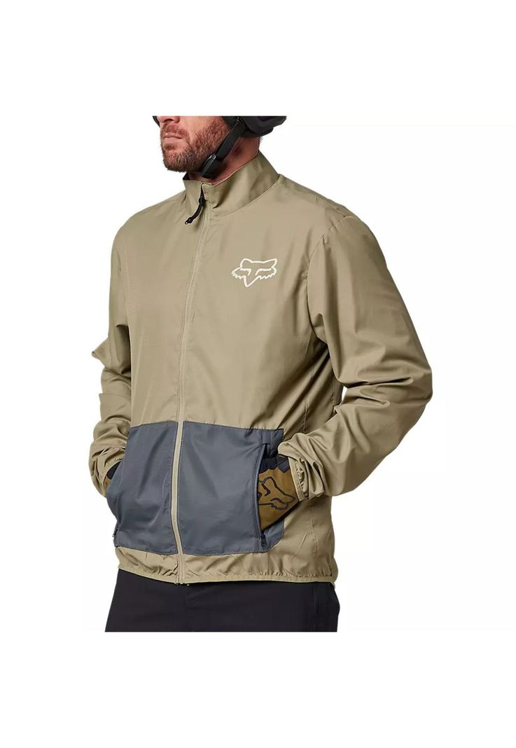 Chaqueta Cortavientos Bicicleta Ranger Cafe Fox-1
