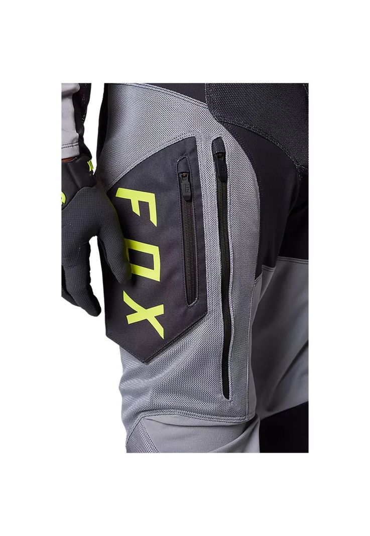 Pantalon Moto Ranger Air Offroad Gris Fox-4