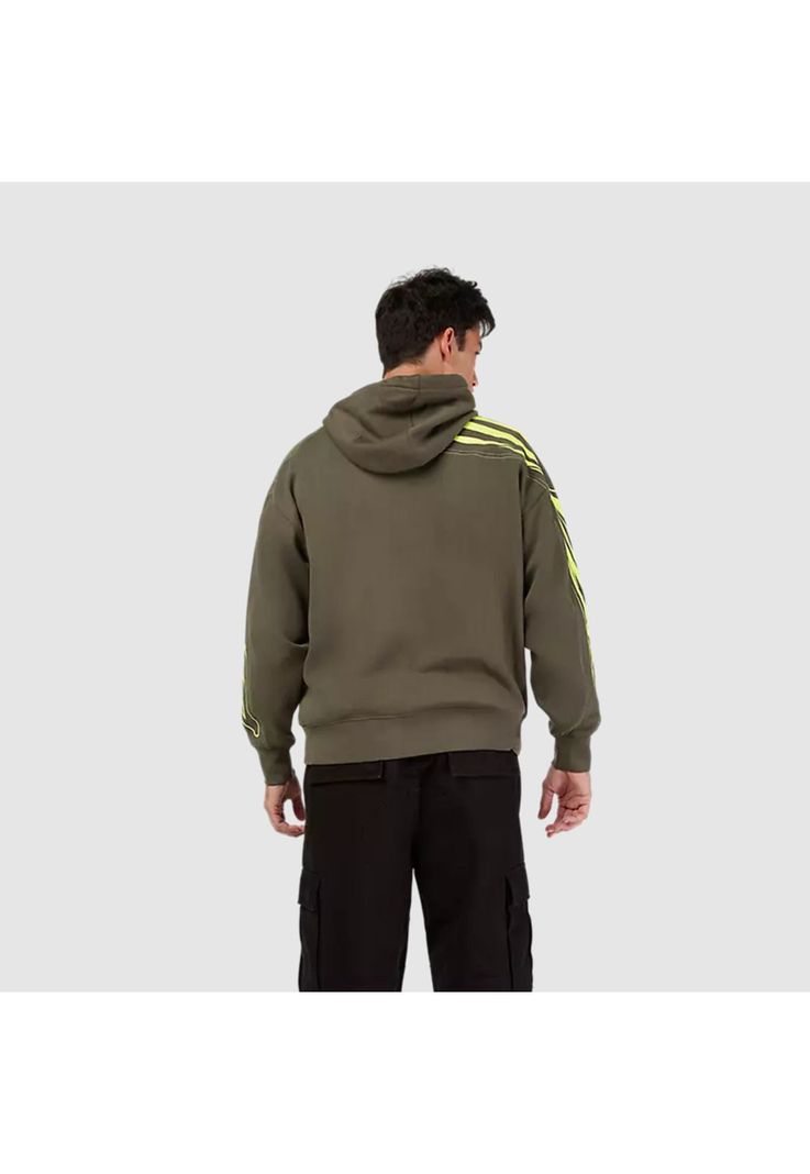 Poleron Lifestyle con Capucha Oversize Elevated Future Verde Fox-4