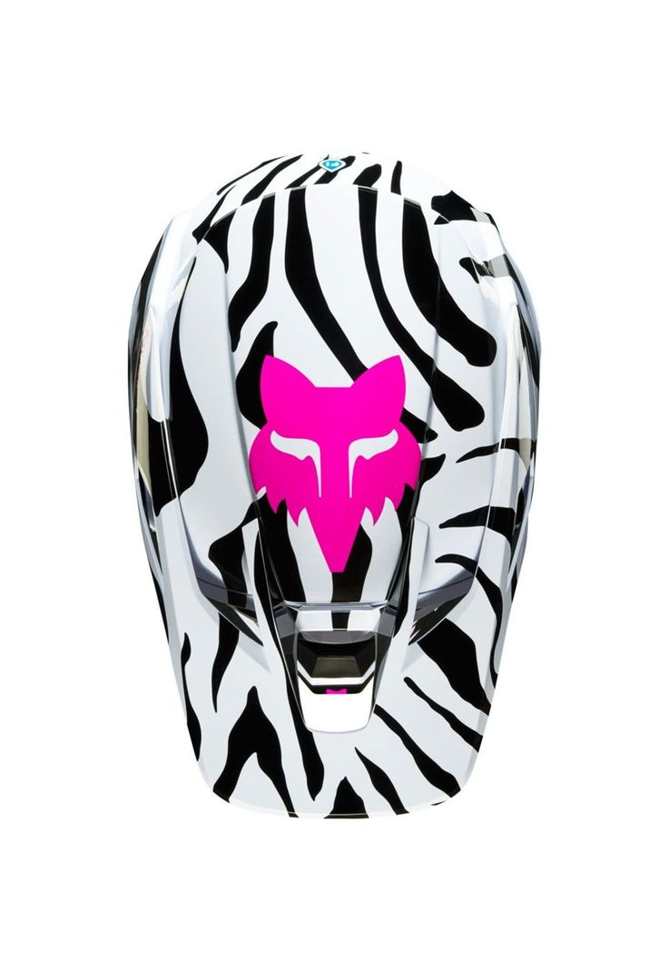Casco Moto V3 Zebra Blaco Negro Fox Fox | Paris.cl