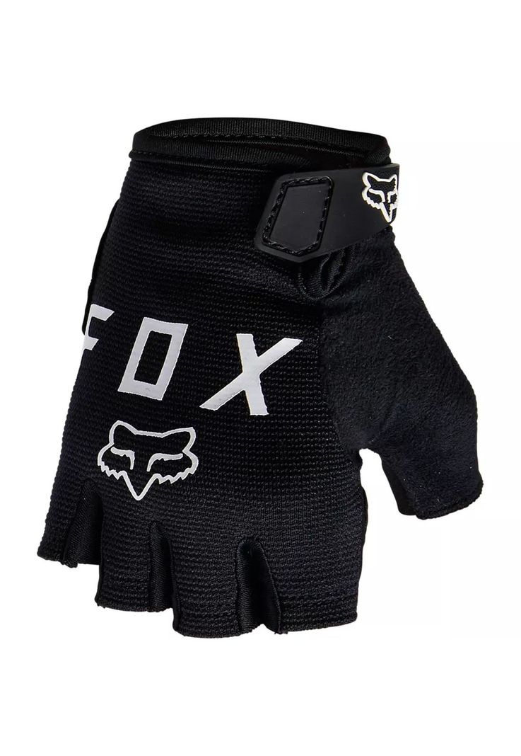 Guantes Bicicleta Mujer Galf Finger Negro Fox-0