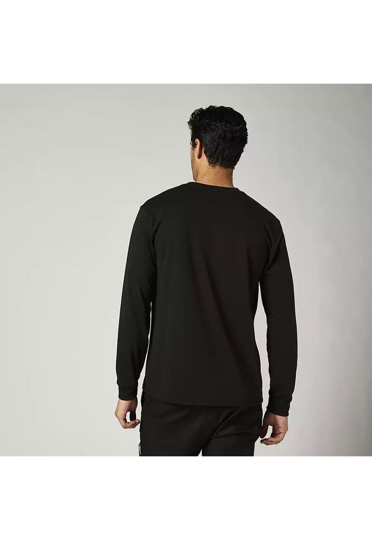 Polera Lifestyle Manga Larga Badger Negro Fox-1