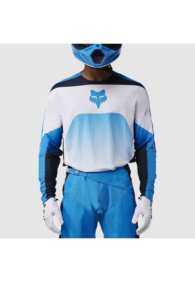 Polera Moto 360 Divider Azul Fox-2