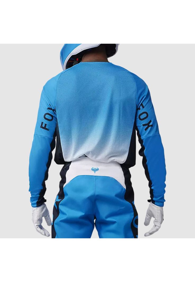 Polera Moto 360 Divider Azul Fox-3