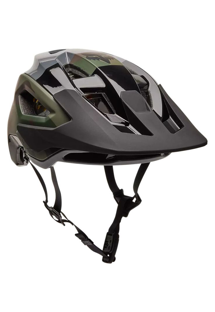 Casco Bicicleta Speedframe Pro Camo Verde Fox-5