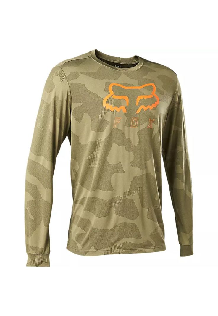 Polera Bicicleta Manga Larga Ranger Trudri Cafe Fox-0