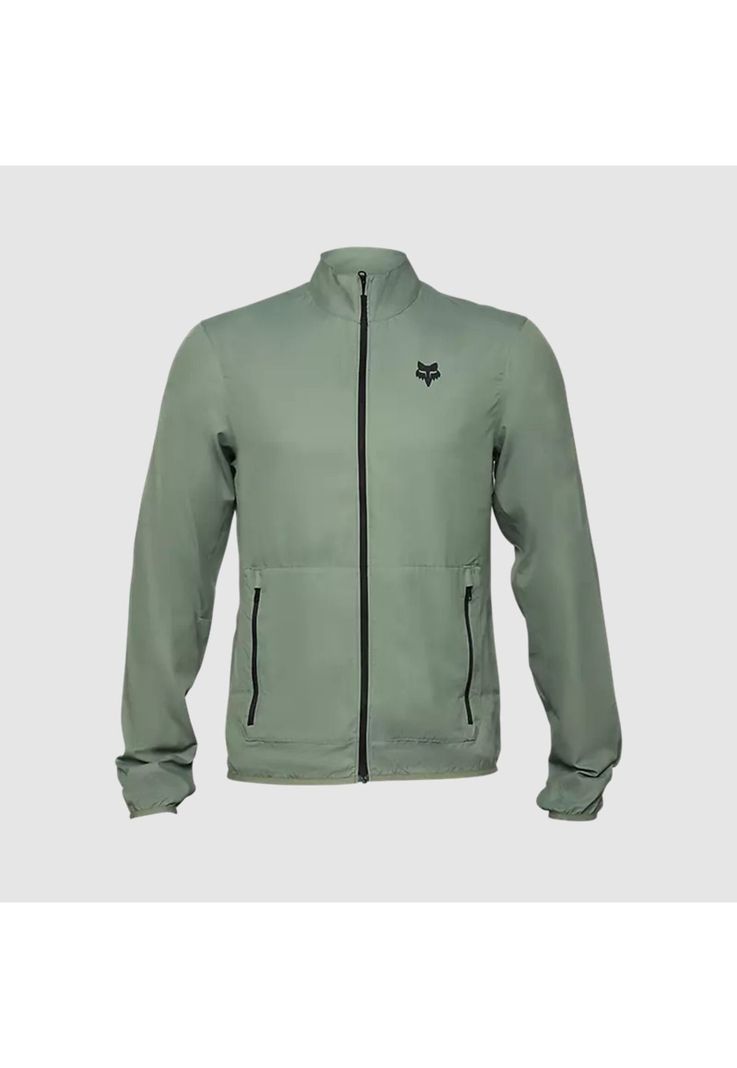 Chaqueta Cortavientos Bicicleta Ranger Verde Fox-0