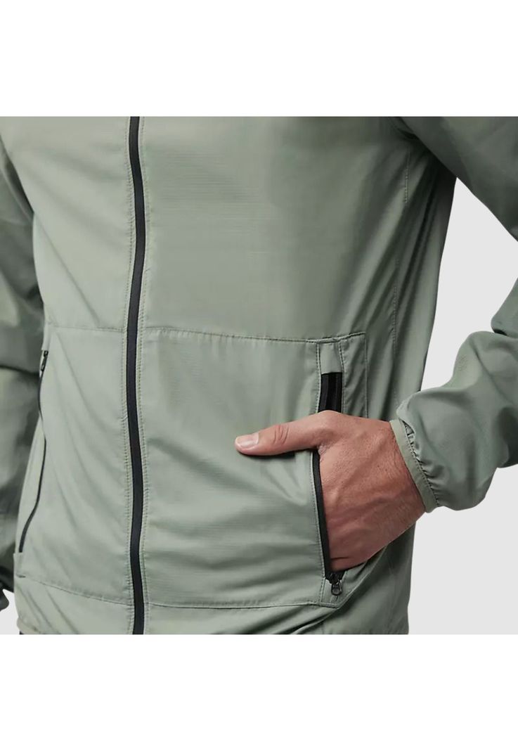 Chaqueta Cortavientos Bicicleta Ranger Verde Fox-4