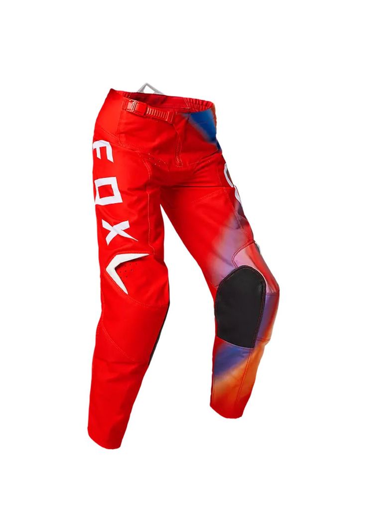 Pantalon Moto Niño 180 Toxsyk Rojo Fox-0