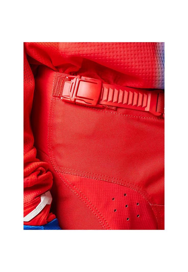 Pantalon Moto Niño 180 Toxsyk Rojo Fox-3