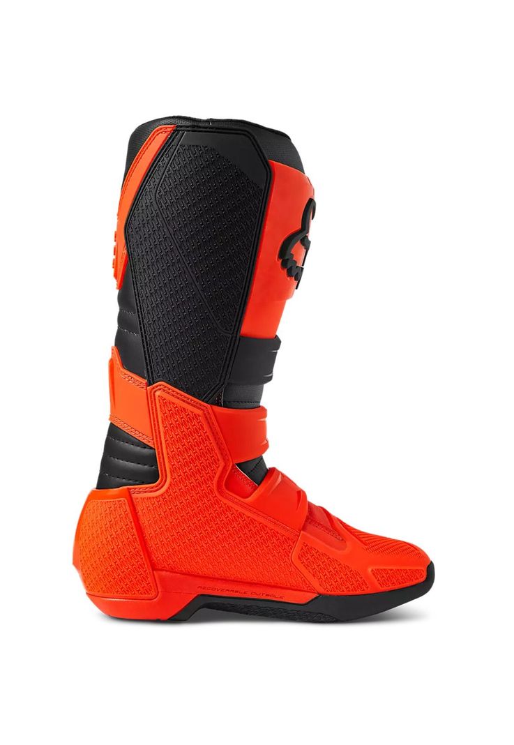 Botas Moto Comp Naranjo Fox-2