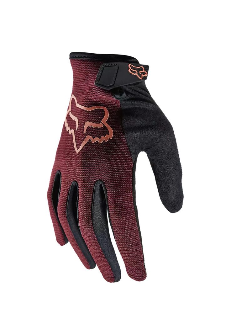 Guantes Bicicleta Mujer Ranger Morado Fox-0