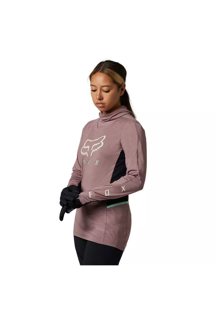 Polera Moto Mujer Ranger Drive Morado Fox-4