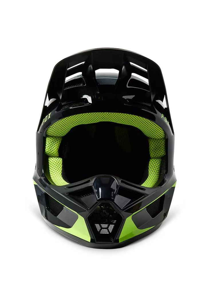 Casco Moto V2 Vizen Amarillo Fox-4