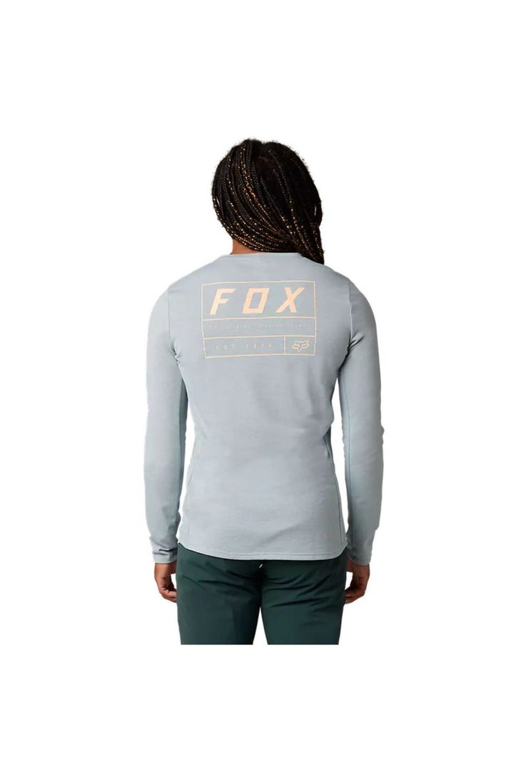 Polera Bicicleta Mujer Manga Larga Ranger Drirelease® Gris Fox-1