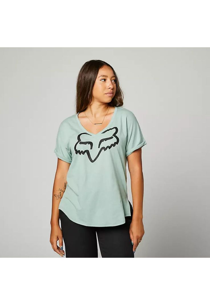Polera Lifestyle Mujer Boundary Verde Agua Fox-0