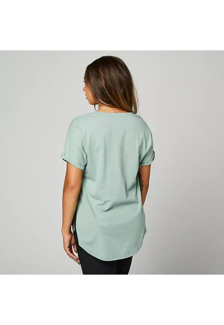 Polera Lifestyle Mujer Boundary Verde Agua Fox-1