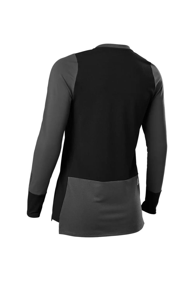 Polera Bicicleta Mujer Defend Pro Manga Larga Negro Fox-1