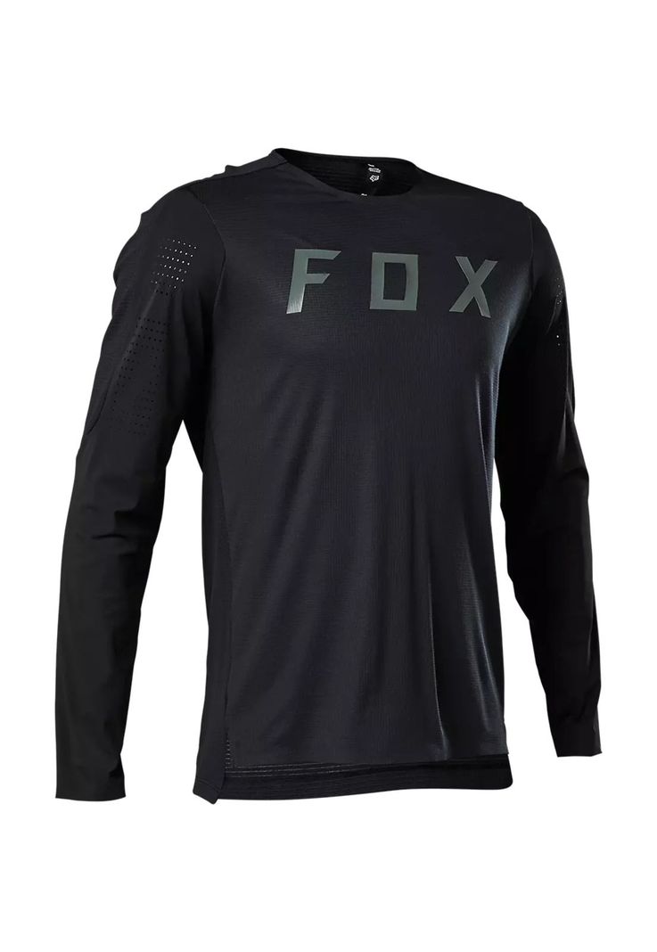 Polera Bicicleta Flexair Pro Manga Larga Negro Fox-0