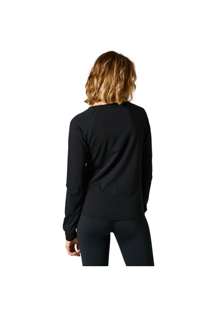 Polera Lifestyle Mujer Boundary Manga Larga Negro Fox-1