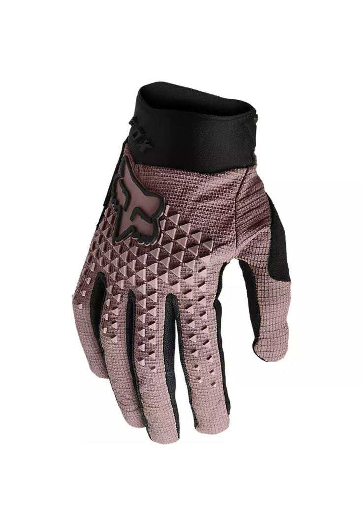 Guantes Bicicleta Mujer Defend Morado Fox-0